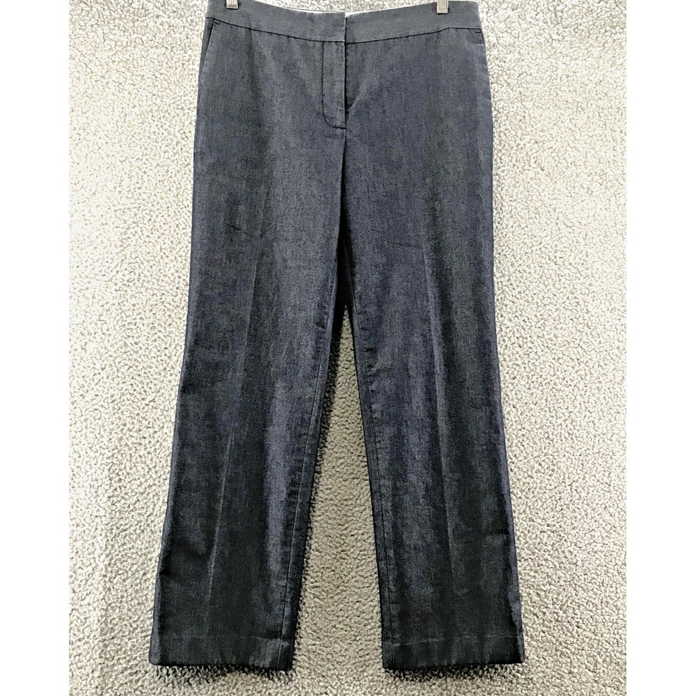 Liz Claiborne Jackie Mid Rise Dress Pants Blue/Gray Size 10